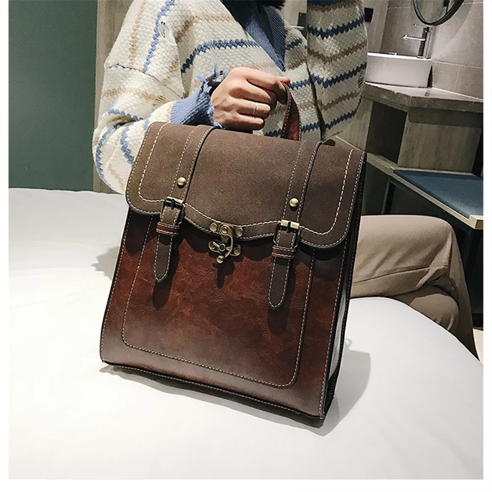 The Large Capacity High-Quality Vintage Classic British Style Outing Vacation Square Shape School Casual Backpacks Female Bags
The Large Capacity High-Quality Vintage Classic British Style Outing Vacation Square Shape School Casual Backpacks Female Bags