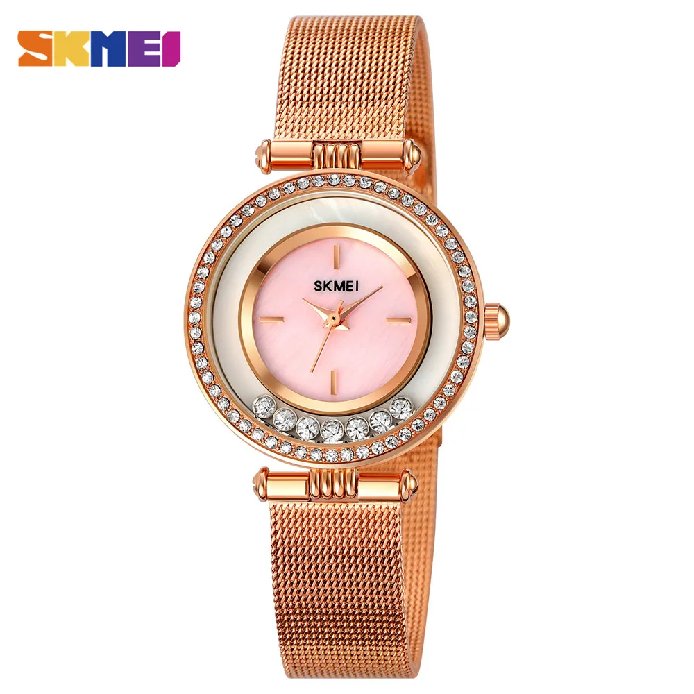 SKMEI Luxury Diamond Dial Bracelet Ladies Wristwatch Waterproof Women's Watches Clock For Female Girl 1785 Relogio Feminino
SKMEI Luxury Diamond Dial Bracelet Ladies Wristwatch Waterproof Women's Watches Clock For Female Girl 1785 Relogio Feminino