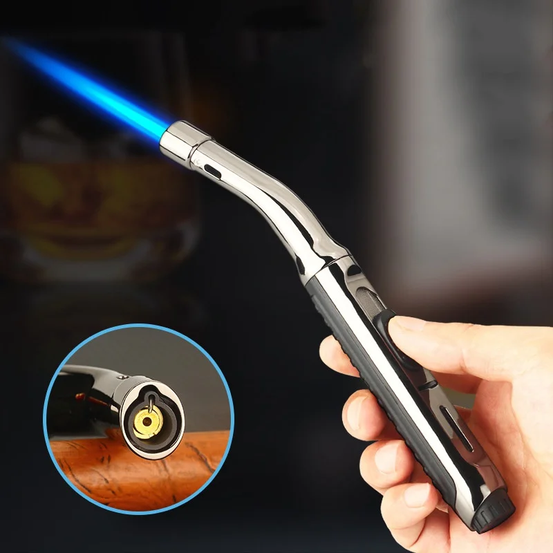 Windproof Gas Lighters Cigar Butane Lighters Spray Gun Metal Cigarette Lighter Jet Torch Welding Gun Outdoor Kitchen Blue Flame
Windproof Gas Lighters Cigar Butane Lighters Spray Gun Metal Cigarette Lighter Jet Torch Welding Gun Outdoor Kitchen Blue Flame