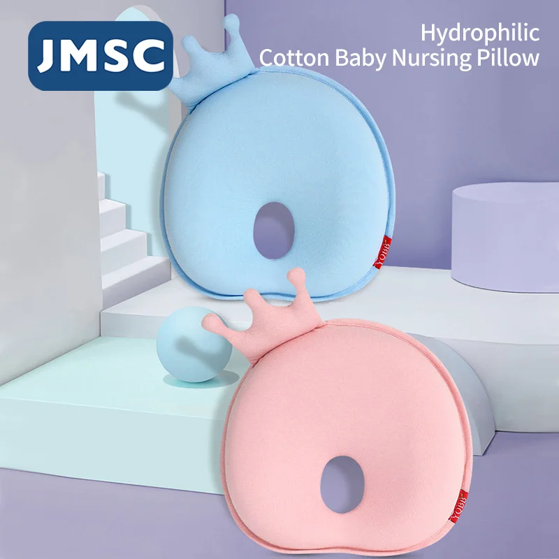 JMSC Baby Pillow Shape Toddler Cushion Flat Head Protect Newborn Infant Sleep Shaping Anti Roll Neck Protection For 0-6 Months
JMSC Baby Pillow Shape Toddler Cushion Flat Head Protect Newborn Infant Sleep Shaping Anti Roll Neck Protection For 0-6 Months