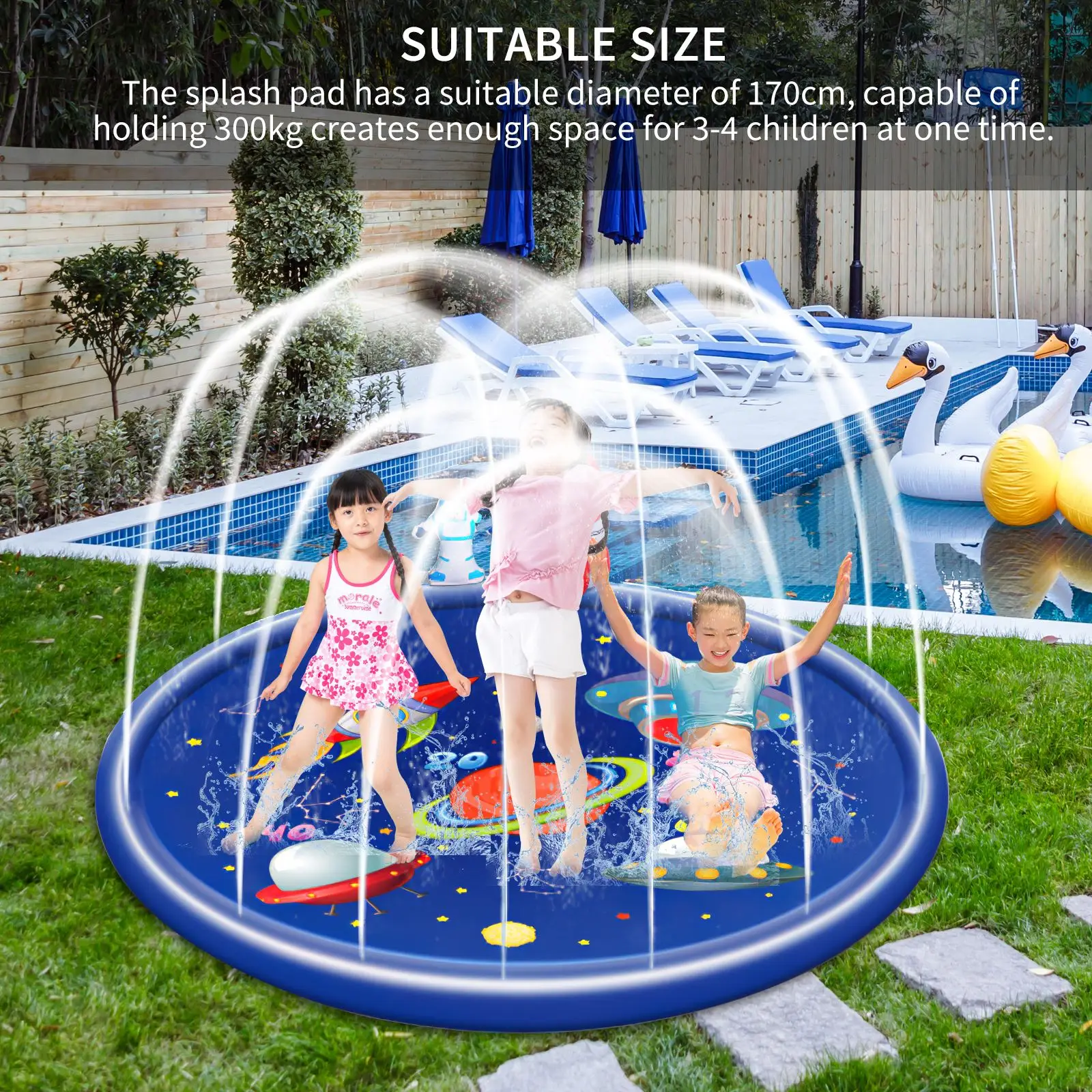 Outdoor Lawn Beach Sea Animal Inflatable Water Spray Kids Sprinkler Play Pad Mat Water Games Beach Mat Cushion Pool Toys Fun
Outdoor Lawn Beach Sea Animal Inflatable Water Spray Kids Sprinkler Play Pad Mat Water Games Beach Mat Cushion Pool Toys Fun