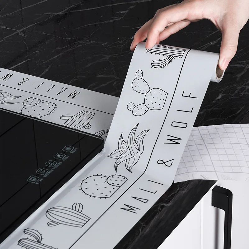 1PC Anti-oil Stickers Kitchen Cartoon High Temperature Resistant Anti-mold Roll Tape Household Waterproof Aluminum Film Stickers 
1PC Anti-oil Stickers Kitchen Cartoon High Temperature Resistant Anti-mold Roll Tape Household Waterproof Aluminum Film Stickers