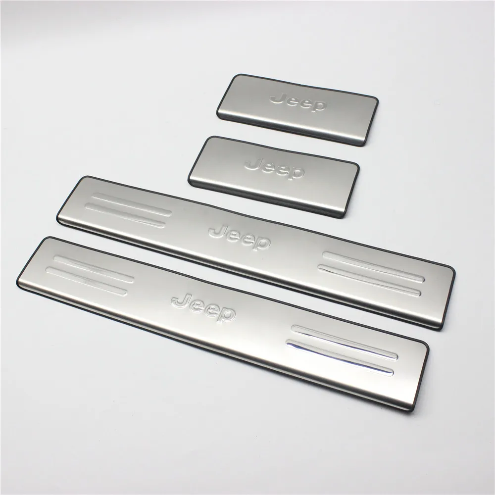 Stainless Steel Inner Outer Door Sill Scuff Plate Guard Sills Protector Trim For Jeep Grand Cherokee 2011-2021
Stainless Steel Inner Outer Door Sill Scuff Plate Guard Sills Protector Trim For Jeep Grand Cherokee 2011-2021