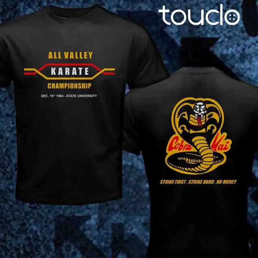 The Karate Kid Cobra Kai All Valley Karate Championship Retro Movie Martial Art Double Side 2020 New Fashion O Neck Slim T Shir
The Karate Kid Cobra Kai All Valley Karate Championship Retro Movie Martial Art Double Side 2020 New Fashion O Neck Slim T Shir