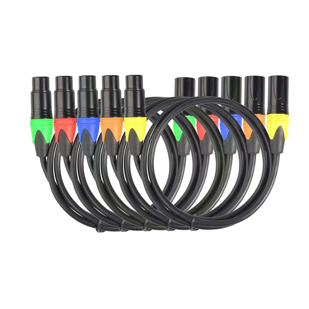 1x 3-Pin XLR Cable Microphone Lead Male To Female Black Blue Red Green Orange 3.3FT Hi-End For Music Instruments Conductor
1x 3-Pin XLR Cable Microphone Lead Male To Female Black Blue Red Green Orange 3.3FT Hi-End For Music Instruments Conductor