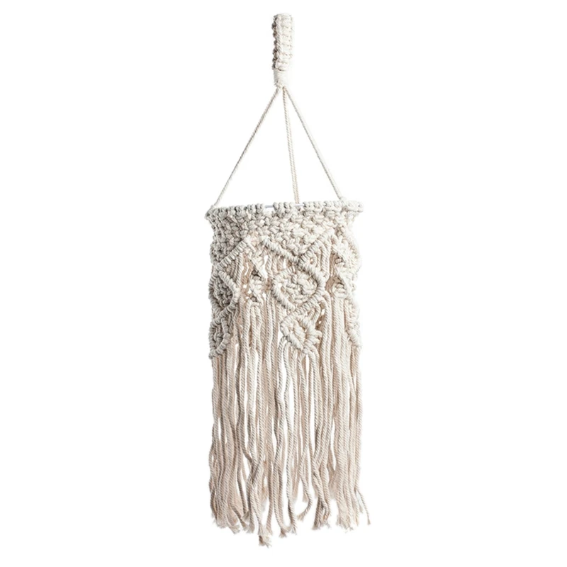 Boho Macrame Lantern Lamp Shade Hanging Cotton Rope Pendant Light Cover Nursery Home Decor Chandelier Decorative Lampshade
Boho Macrame Lantern Lamp Shade Hanging Cotton Rope Pendant Light Cover Nursery Home Decor Chandelier Decorative Lampshade