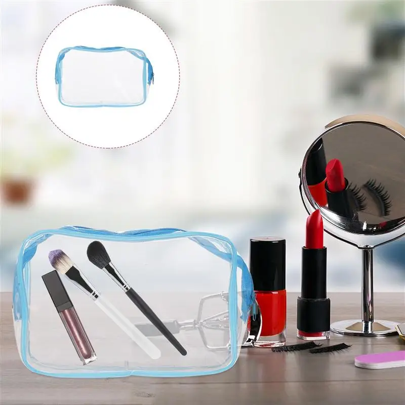 5pcs Creative Transparent Toiletry Bags Women Makeup Bags Zipper Cosmetics Pouches
5pcs Creative Transparent Toiletry Bags Women Makeup Bags Zipper Cosmetics Pouches