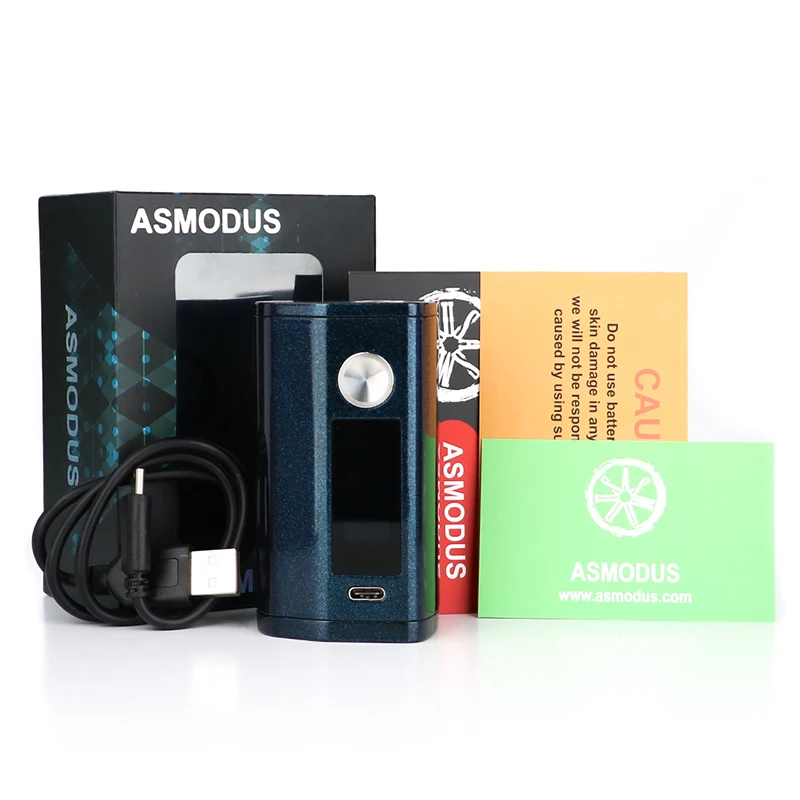 G taste asMODus Minikin V3 200 Вт бокс мод с двумя батареями 18650 полноцветным сенсорным экраном