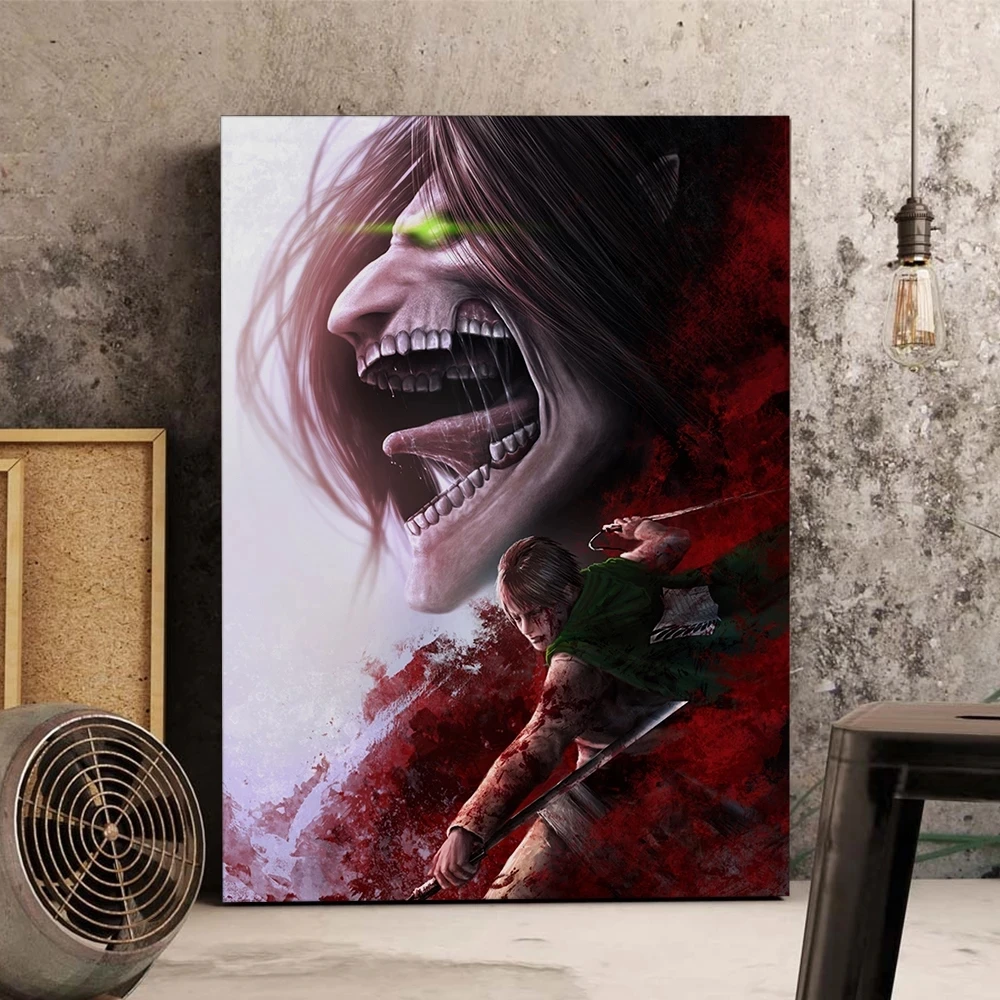 Janpnese Anime Attack On Titan Painting Home Decor 1 Panel Canvas Poster Prints Pictures Frame Living Room Modular Wall Artwork
Janpnese Anime Attack On Titan Painting Home Decor 1 Panel Canvas Poster Prints Pictures Frame Living Room Modular Wall Artwork