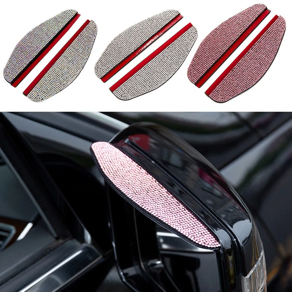 2pcs Bling Rhinestones Car Rear View Side Mirror Rain Board Eyebrow Guard Sun Visor Rearview Mirror Rain Shield AB Diamond
2pcs Bling Rhinestones Car Rear View Side Mirror Rain Board Eyebrow Guard Sun Visor Rearview Mirror Rain Shield AB Diamond