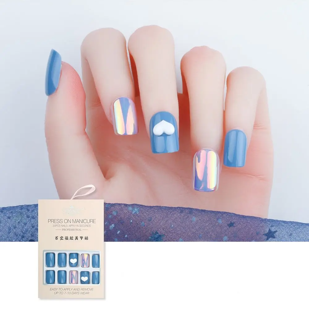 30pcs/set Nail Tips 3D Relief Artificial Nails Art Fake Nails Short Square Full Cover Press on
30pcs/set Nail Tips 3D Relief Artificial Nails Art Fake Nails Short Square Full Cover Press on