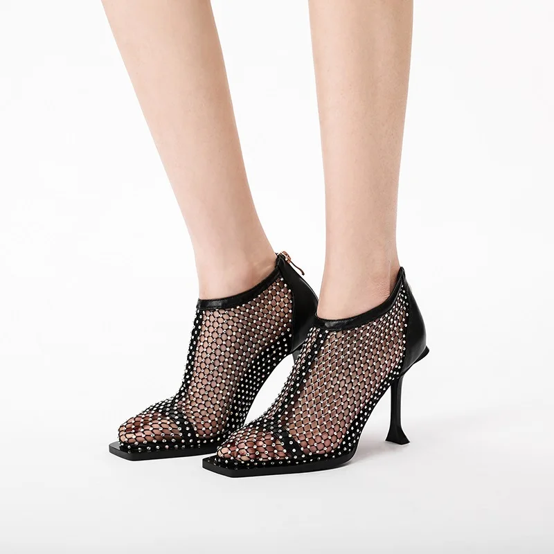 new crystal air mesh summer shoes women sandals thin heels sexy pumps high heels lady wedding party shoes open toe fashion pumps
new crystal air mesh summer shoes women sandals thin heels sexy pumps high heels lady wedding party shoes open toe fashion pumps
