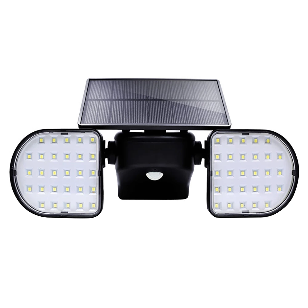 Double Head Waterproof Wall Light Driveway 56 LED Durable Solar Powered Outdoor Yard Adjustable Rotatable Motion Sensor ABS
Double Head Waterproof Wall Light Driveway 56 LED Durable Solar Powered Outdoor Yard Adjustable Rotatable Motion Sensor ABS