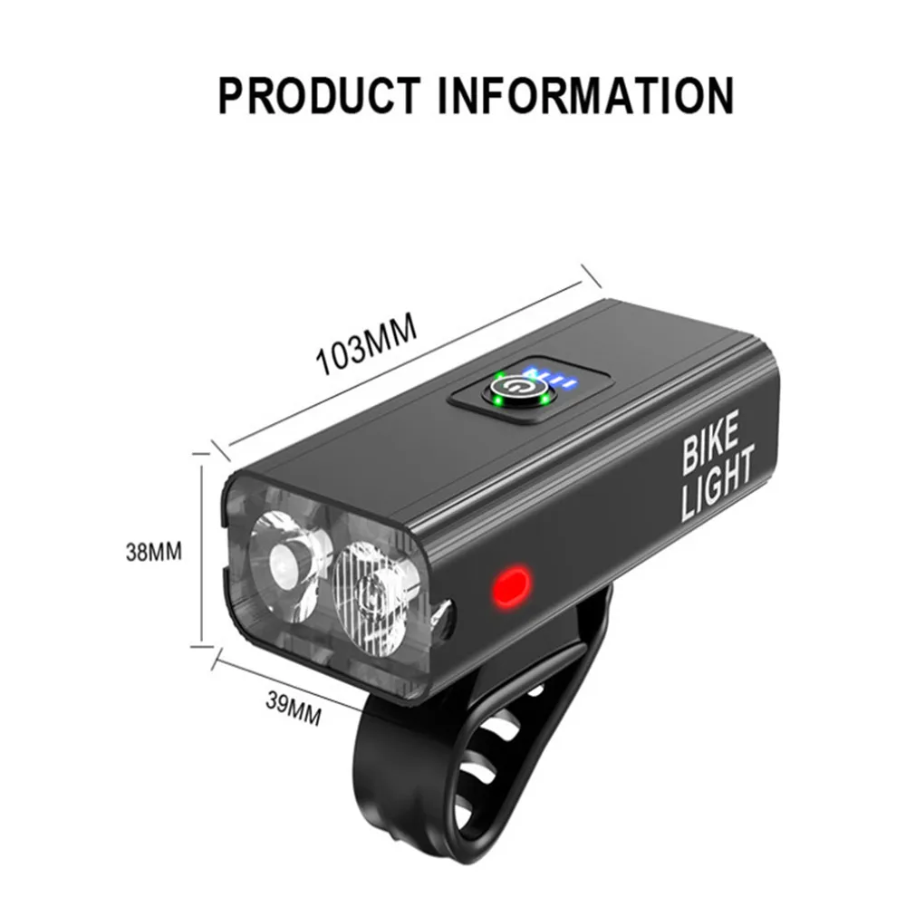 powerful Bicycle Light USB Rechargeable 1600mAh Bike Light Waterproof LED Headlight Power Bank Bike Accessories
powerful Bicycle Light USB Rechargeable 1600mAh Bike Light Waterproof LED Headlight Power Bank Bike Accessories