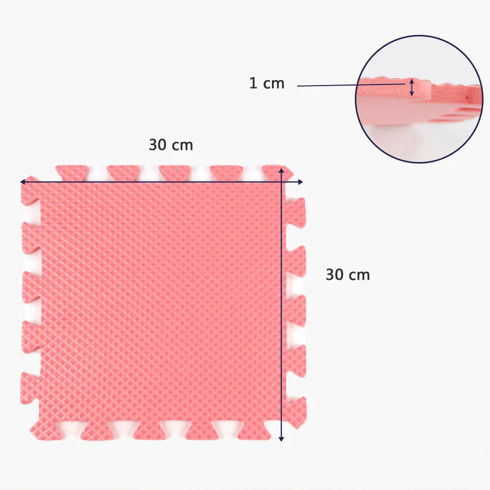 10Pcs/Lot Kids Toys EVA Children's mat Foam Carpets Soft Floor Mat Puzzle Baby Play Mat Floor Developing Crawling Rugs 30*30*1CM
10Pcs/Lot Kids Toys EVA Children's mat Foam Carpets Soft Floor Mat Puzzle Baby Play Mat Floor Developing Crawling Rugs 30*30*1CM