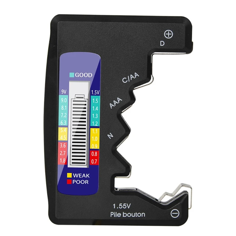 Многофункциональная батарейка с кнопками, емкость аккумулятора для карбоновых, цинковых, щелочных аккумуляторных батарей 
Многофункциональная батарейка с кнопками, емкость аккумулятора для карбоновых, цинковых, щелочных аккумуляторных батарей