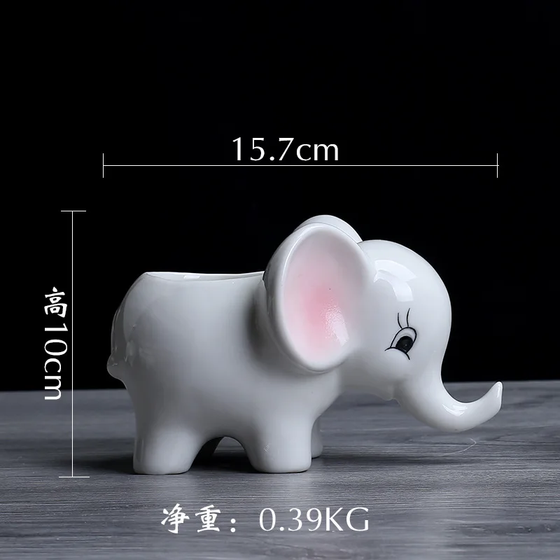 Nordic Imitation Baby Elephant Ceramic Vase Creative Succulents Flower Pots Pastoral Storage Flower Pots Home Furnishing Decorat
Nordic Imitation Baby Elephant Ceramic Vase Creative Succulents Flower Pots Pastoral Storage Flower Pots Home Furnishing Decorat