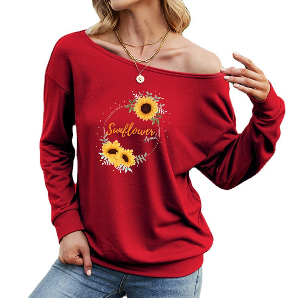 Floral Winter Sweatshirts Sexy Strapless Autumn Pullovers Slim Fit Fashion Casual Women Clothing Streetwear
Floral Winter Sweatshirts Sexy Strapless Autumn Pullovers Slim Fit Fashion Casual Women Clothing Streetwear