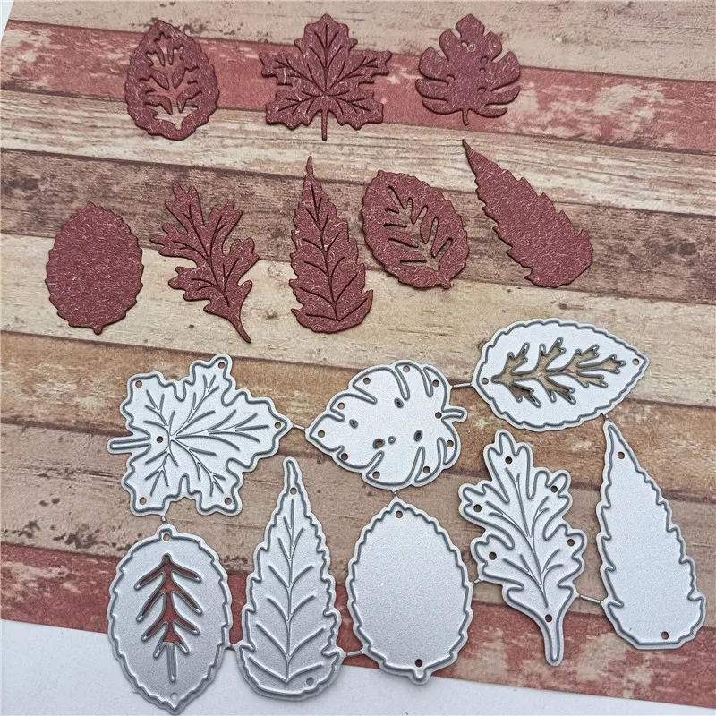 New 8Pcs/Lot DIY Leaf Metal Cutting Dies Stencil Die Cut Scrapbooking Craft Stamps
New 8Pcs/Lot DIY Leaf Metal Cutting Dies Stencil Die Cut Scrapbooking Craft Stamps