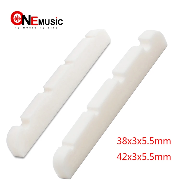 50pcs/lots Slotted Real Bone 4 String JB Bass Nuts For Electric Bass 38/42x3x5.5MM
50pcs/lots Slotted Real Bone 4 String JB Bass Nuts For Electric Bass 38/42x3x5.5MM
