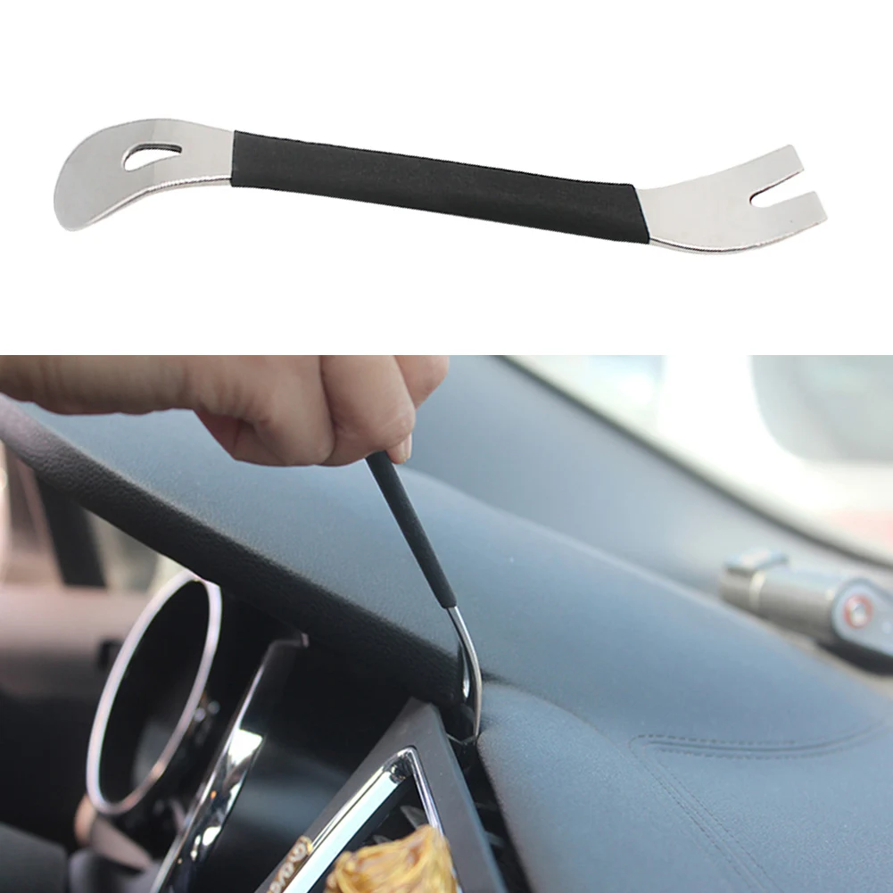 Double Head Trim Removal Tool Car Radio Panel Door Clip Dash Removal Tool Door Panel Audio Terminal Fastener Remover Tools
Double Head Trim Removal Tool Car Radio Panel Door Clip Dash Removal Tool Door Panel Audio Terminal Fastener Remover Tools