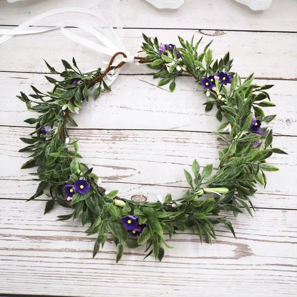 Small Flowers Green Leaf Crown Festival Headband Women Wedding Hair Accessories Girl Floral Garland Wedding Floral Headwear
Small Flowers Green Leaf Crown Festival Headband Women Wedding Hair Accessories Girl Floral Garland Wedding Floral Headwear