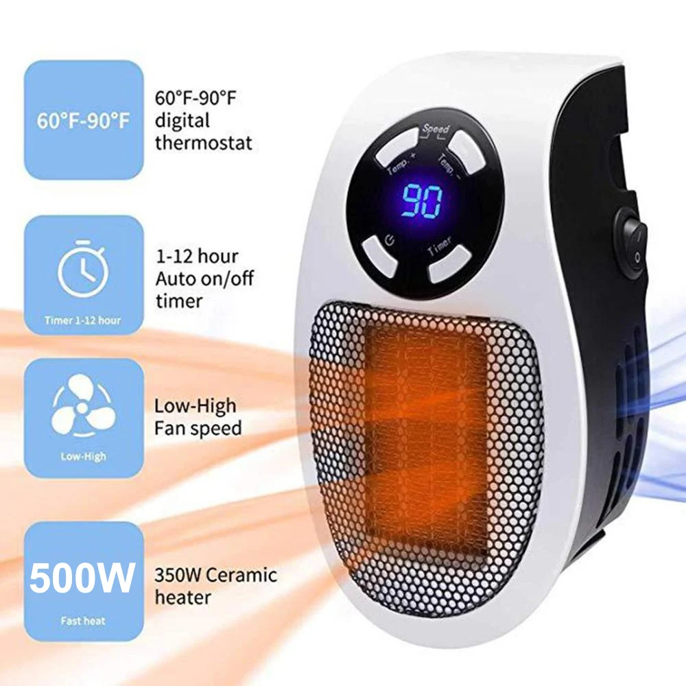Mini Heater Small Desktop Ultra-quiet Cute Warm Fan Heater Electric Heater Home Office Wall Heating Stove Radiator
Mini Heater Small Desktop Ultra-quiet Cute Warm Fan Heater Electric Heater Home Office Wall Heating Stove Radiator