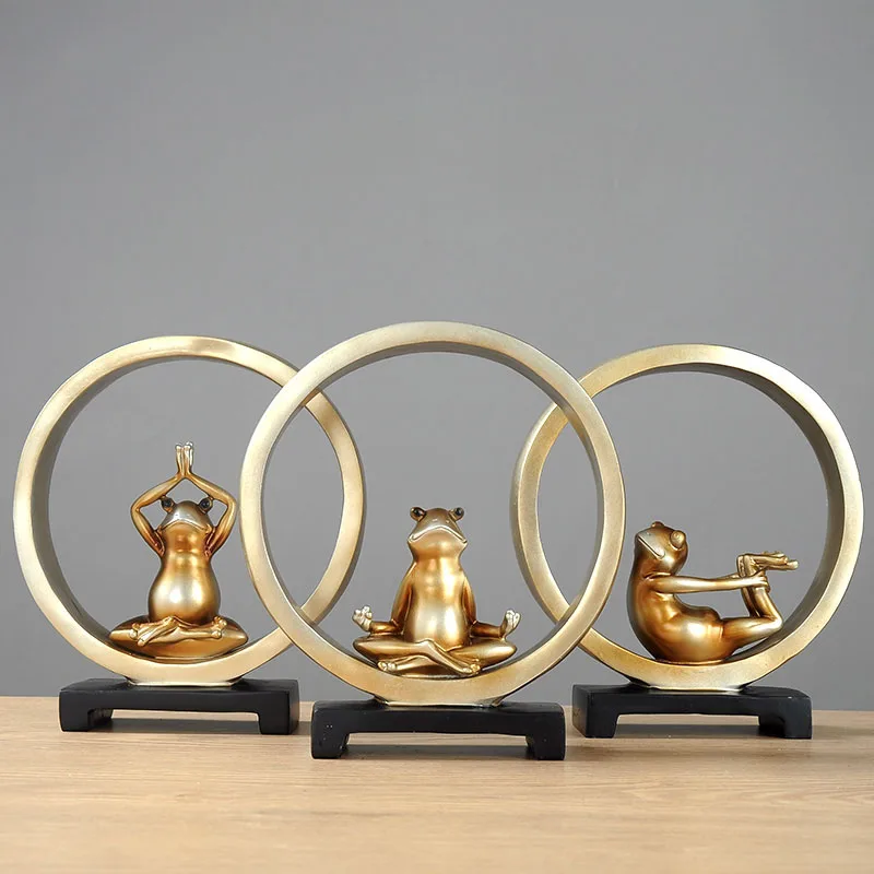Nordic Creative Resin Yoga Frog Sculpture Ornaments Living Room Wine Cabinet Desktop Furnishings Crafts Children Birthday Gifts
Nordic Creative Resin Yoga Frog Sculpture Ornaments Living Room Wine Cabinet Desktop Furnishings Crafts Children Birthday Gifts