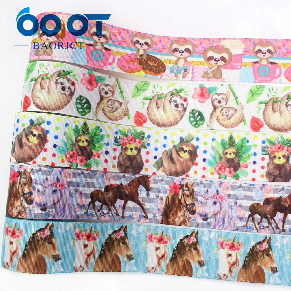 OOOT BAORJCT I 191015 2451 38 мм 10 ярдов мультфильм животных термотрансферные печатные