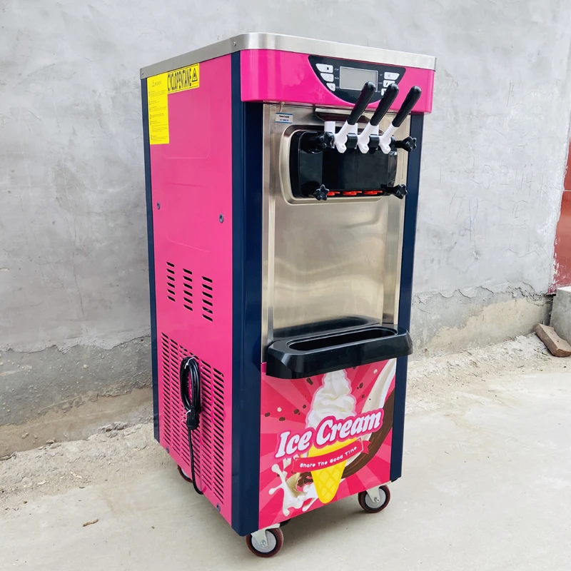 three-color soft ice cream machine 220V/110v vertical make ice cream sweetener ice cream maker
three-color soft ice cream machine 220V/110v vertical make ice cream sweetener ice cream maker