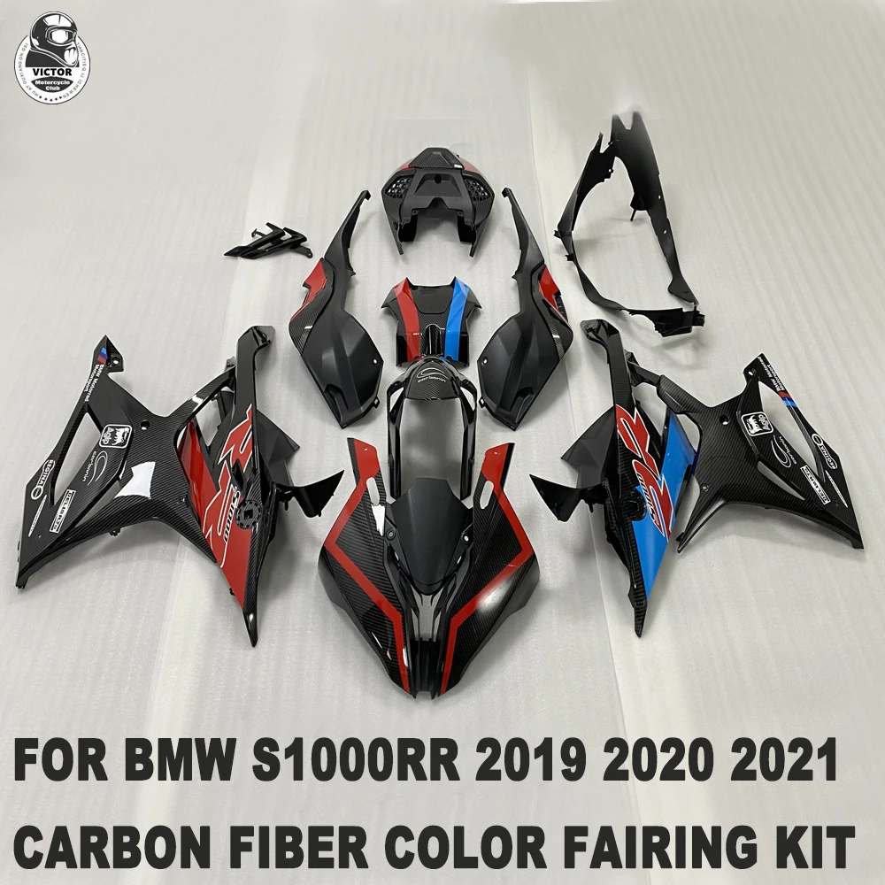 Motorcycle Accessories Carbon Fiber Color Matching Fairing Kit ABS Injection Molding Suitable for BMW S1000RR 2019 2020
Motorcycle Accessories Carbon Fiber Color Matching Fairing Kit ABS Injection Molding Suitable for BMW S1000RR 2019 2020