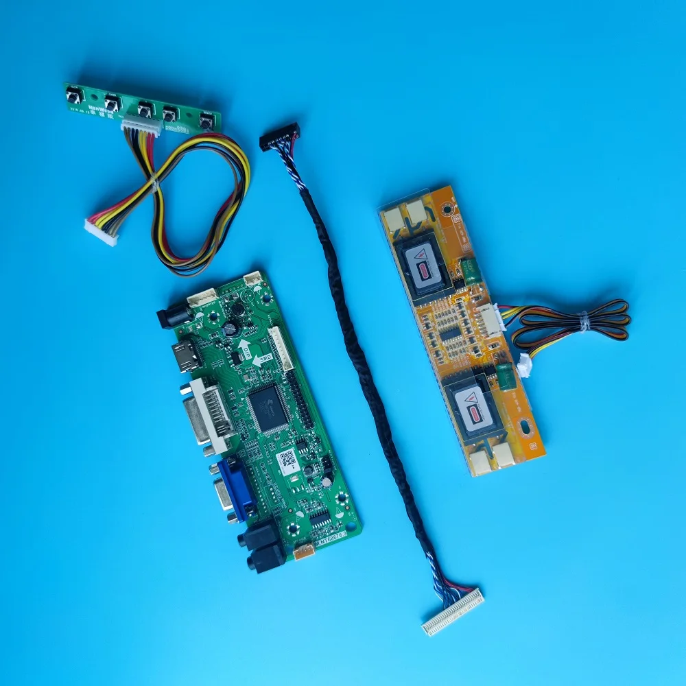 Комплект LVDS ЖК дисплея DVI M.NT68676 плата контроллера VGA 4 лампы аудио для LM170E01 1280X1024