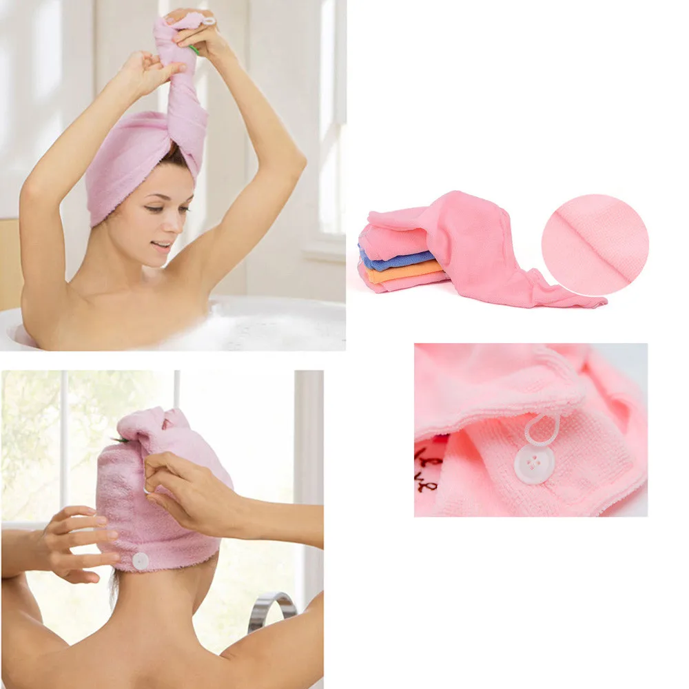 Girl's Hair Drying Hat Quick-dry Hair Towel Cap Hat Bath Hat Microfiber Solid Towel Cap Super Absorption Turban Hair Dry Cap
Girl's Hair Drying Hat Quick-dry Hair Towel Cap Hat Bath Hat Microfiber Solid Towel Cap Super Absorption Turban Hair Dry Cap