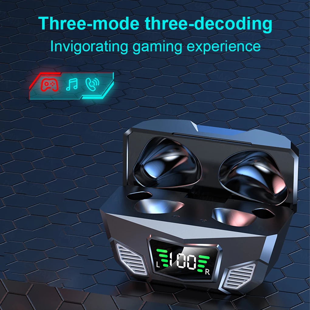 TWS Earphones Sweatproof Wireless Headphones with Charging Case Digital Display Rechargeable Stereo Headsets Portable Earbuds
TWS Earphones Sweatproof Wireless Headphones with Charging Case Digital Display Rechargeable Stereo Headsets Portable Earbuds