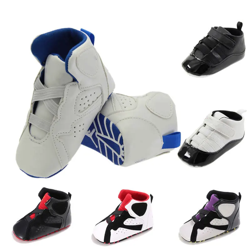 

Baby Shoes Newborn Boys Girls Crib Shoes First Walkers Kids Toddlers Soft Sole Anti-slip Soles Casual Sneakers 0-18 Months