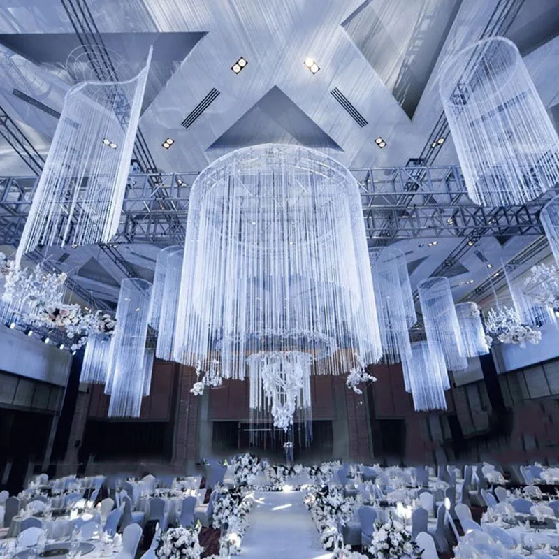 Tassel Curtain Wedding Backdrop Wall Hanging Decoration Thread Tassel Home Wedding Party Hotel Stage Ceiling Decorative Line
Tassel Curtain Wedding Backdrop Wall Hanging Decoration Thread Tassel Home Wedding Party Hotel Stage Ceiling Decorative Line