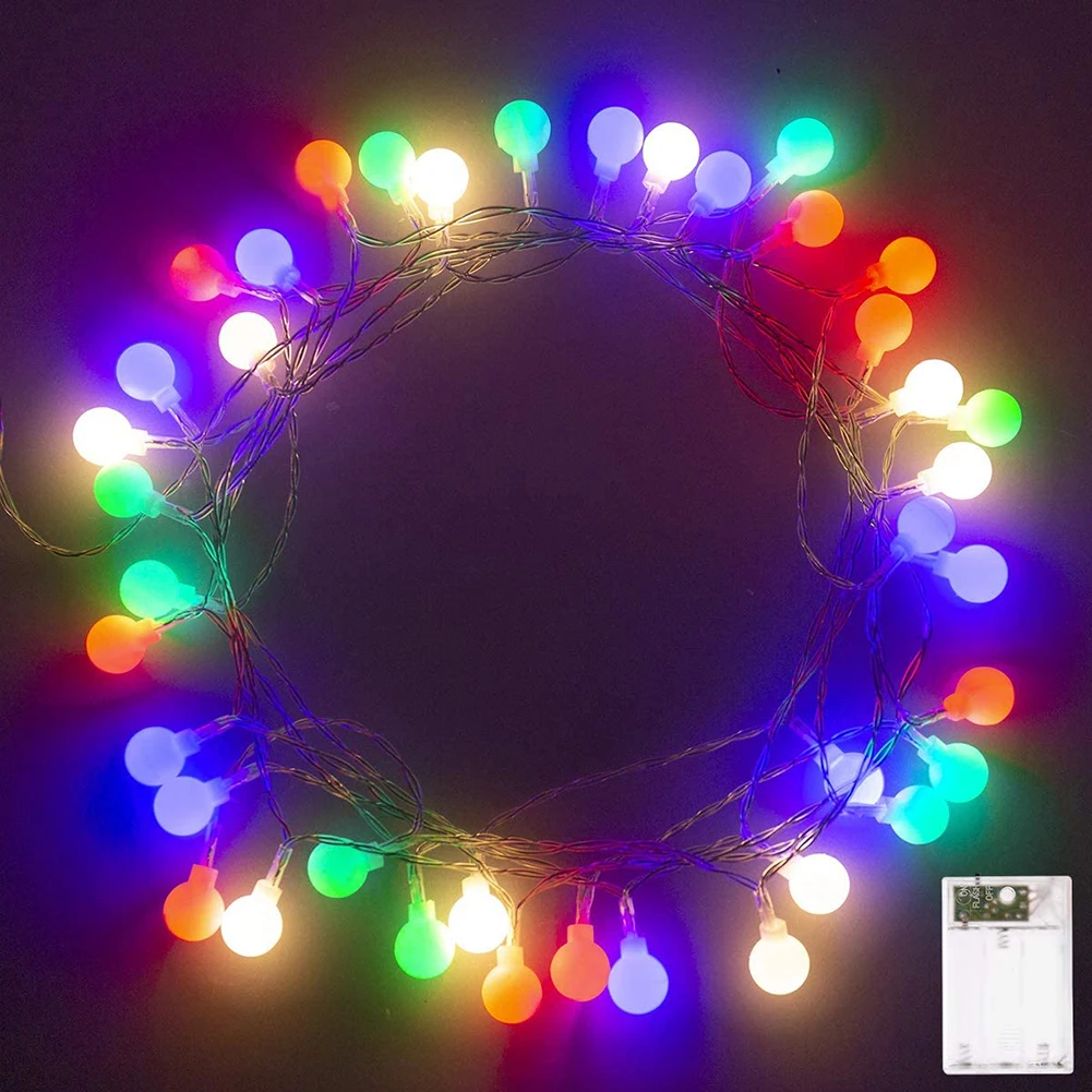 Outdoor Wedding Christmas Decoration LED Ball String Light Multi Color Waterproof Fairy Lamp Outdoor Atmosphere Light 
Outdoor Wedding Christmas Decoration LED Ball String Light Multi Color Waterproof Fairy Lamp Outdoor Atmosphere Light
