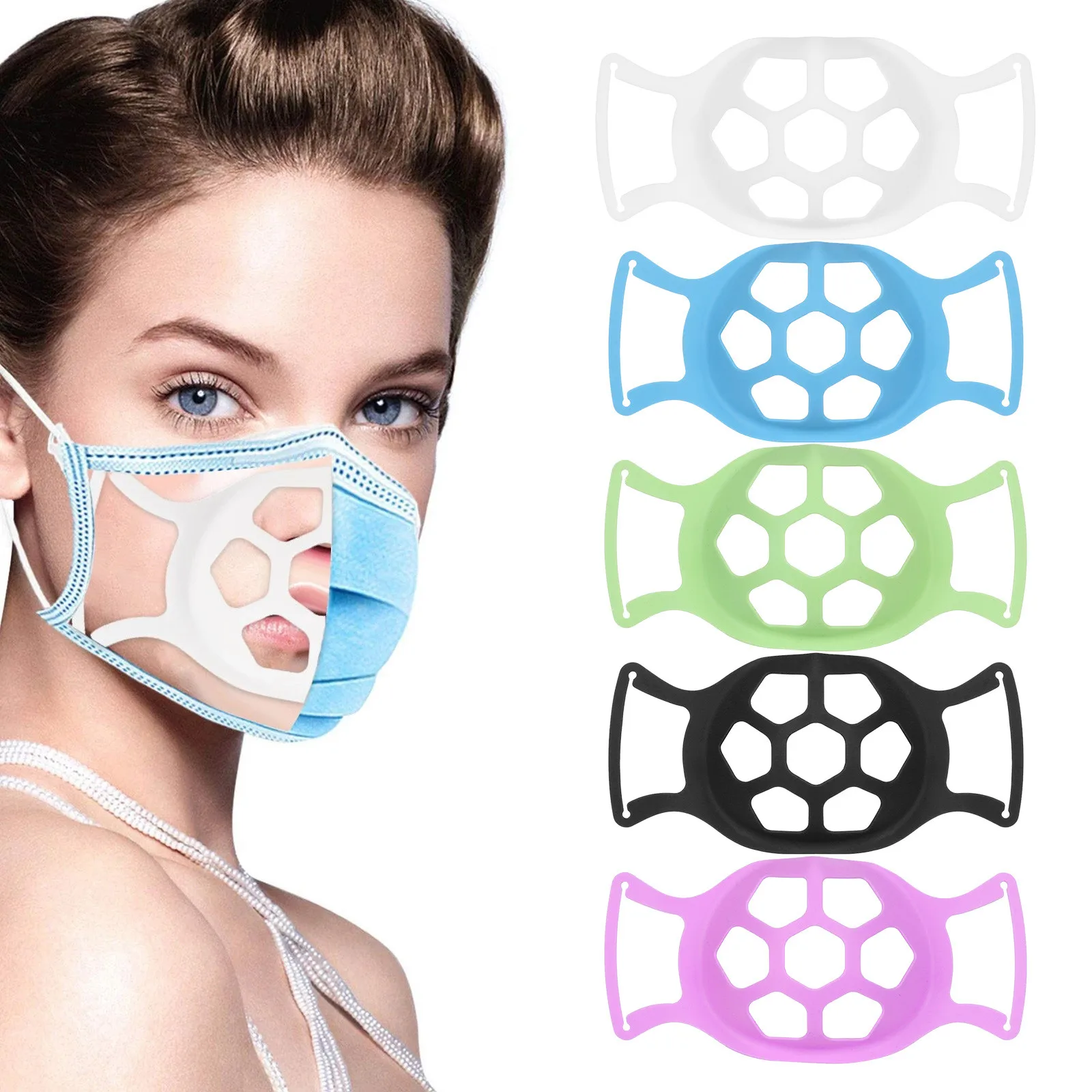 Silicone 3D Mask Bracket Inner Support Face Mask Bracket Mask Holder Inner Support Frame Bracket Frame Mask Inner Support Frame
Silicone 3D Mask Bracket Inner Support Face Mask Bracket Mask Holder Inner Support Frame Bracket Frame Mask Inner Support Frame