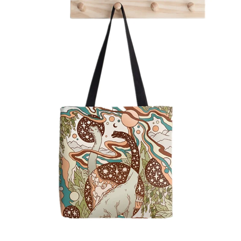 Dinosaur Science Printed Shopper Bag Harajuku women Shopping Bag Canvas Shopper Bag girl handbag Tote Bag Shoulder Lady Bag
Dinosaur Science Printed Shopper Bag Harajuku women Shopping Bag Canvas Shopper Bag girl handbag Tote Bag Shoulder Lady Bag