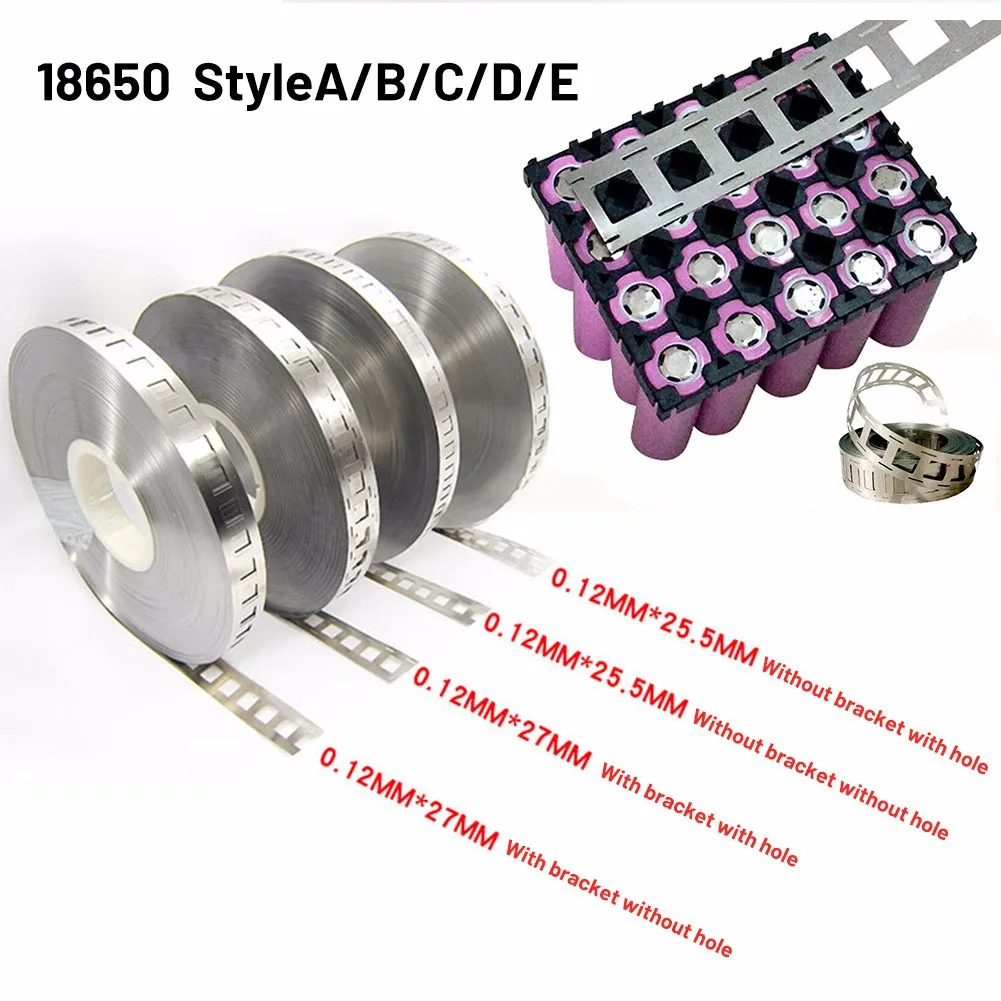 Nickel Strip Belt 18650Li-ion Battery Plated Steel Nickel Sheet Belt Strip Cell Spot Welding Machine 1m X 27mm X 0.12mm
Nickel Strip Belt 18650Li-ion Battery Plated Steel Nickel Sheet Belt Strip Cell Spot Welding Machine 1m X 27mm X 0.12mm