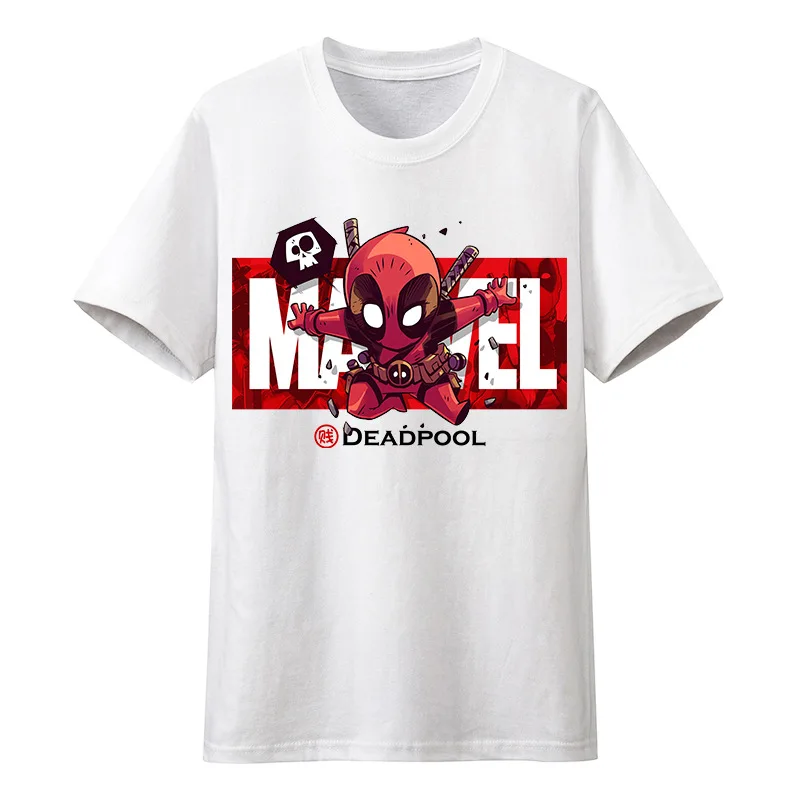 Funny Deadpool The Avengers 10th Anniversary Commemorative Cartoon Printed Graphic T-shirt Cute Short Sleeve O-Neck Shirt
Funny Deadpool The Avengers 10th Anniversary Commemorative Cartoon Printed Graphic T-shirt Cute Short Sleeve O-Neck Shirt