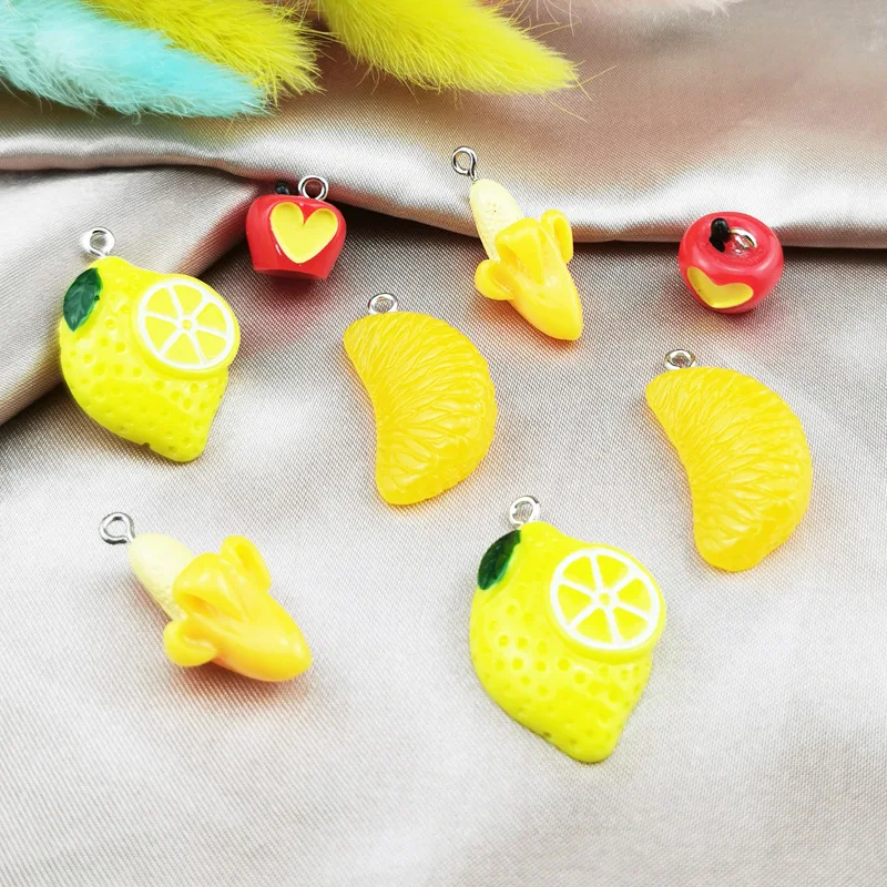10 шт./лот полимерные трехмерные серьги-подвески в виде фруктов, бананов, оранжевых яблок, подвеска «сделай сам», ювелирные аксессуары 
10 шт./лот полимерные трехмерные серьги-подвески в виде фруктов, бананов, оранжевых яблок, подвеска «сделай сам», ювелирные аксессуары