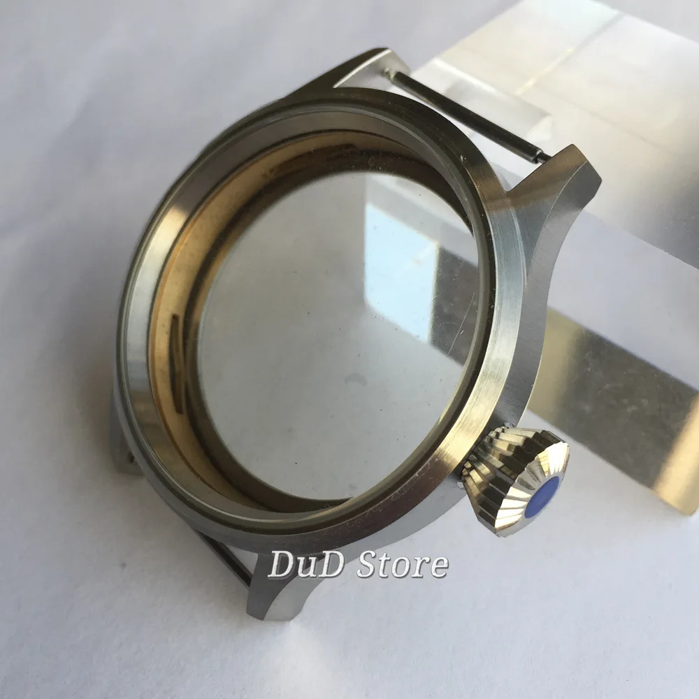 43mm sapphire glass high-quality steel Brushed Watch Case ST3600 ST3620 ETA 6497 6498 Manual Mechanical Movement Parts
43mm sapphire glass high-quality steel Brushed Watch Case ST3600 ST3620 ETA 6497 6498 Manual Mechanical Movement Parts