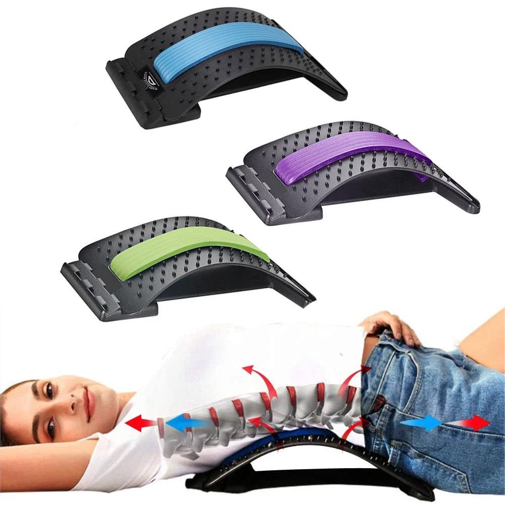 Back Massager Lumbar Massager Stretcher Fitness Massage Equipment Lumbar Support Back Muscle Relax Pain Relief Tools Health Care
Back Massager Lumbar Massager Stretcher Fitness Massage Equipment Lumbar Support Back Muscle Relax Pain Relief Tools Health Care