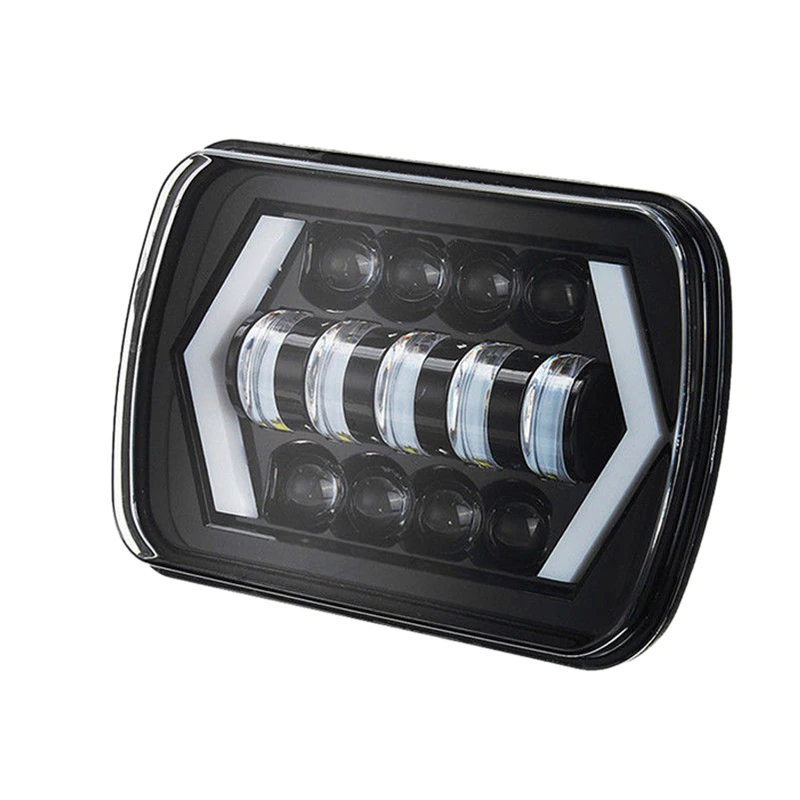 7X6 inch Inch Halo Led Headlights,5X7 Inch Square Led Headlamp With-Arrow Angel Eyes Drl Turn Signal Light Replaces H6054 H5054
7X6 inch Inch Halo Led Headlights,5X7 Inch Square Led Headlamp With-Arrow Angel Eyes Drl Turn Signal Light Replaces H6054 H5054