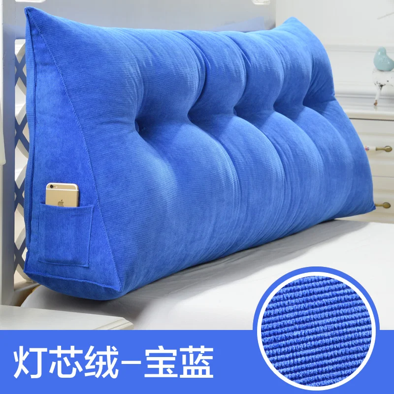 Double Bed Back Cushion Triangle Soft Bag Cushion Bed Pillow Large Cushions Home Decor Removable and Washable Cojines Gift FK074
Double Bed Back Cushion Triangle Soft Bag Cushion Bed Pillow Large Cushions Home Decor Removable and Washable Cojines Gift FK074