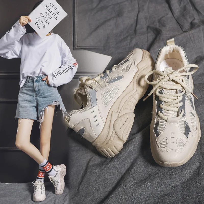 Casual White Shoes Women Platform Sneakers Fashion Brand 2019 Autumn New Ladies footware Patchwork Female Trainers Breathable
Casual White Shoes Women Platform Sneakers Fashion Brand 2019 Autumn New Ladies footware Patchwork Female Trainers Breathable