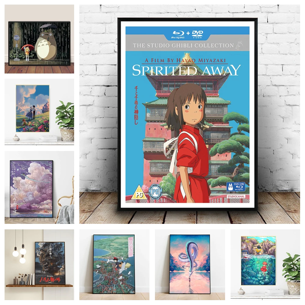 Japan Famous Anime Character Totoro Spirited Away Posters Quality Canvas Colorful Painting Kids Room Wall Art Home Decor Picture
Japan Famous Anime Character Totoro Spirited Away Posters Quality Canvas Colorful Painting Kids Room Wall Art Home Decor Picture