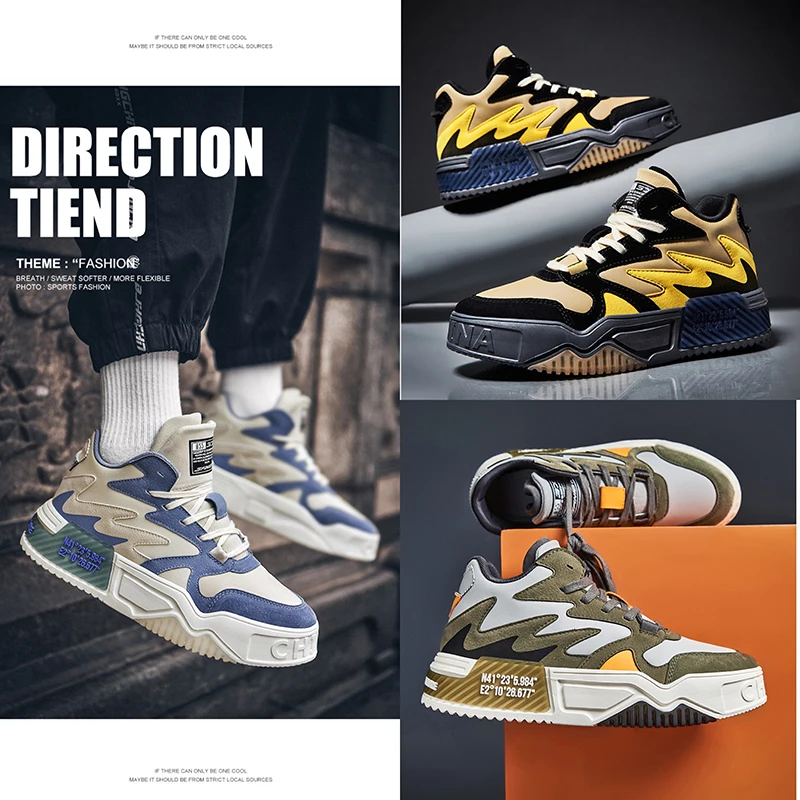 2021 Autumn New Men's Sports Shoes Non-slip Wear-resistant Breathable Comfortable Fashionable Men's Casual Sneakers 18097
2021 Autumn New Men's Sports Shoes Non-slip Wear-resistant Breathable Comfortable Fashionable Men's Casual Sneakers 18097