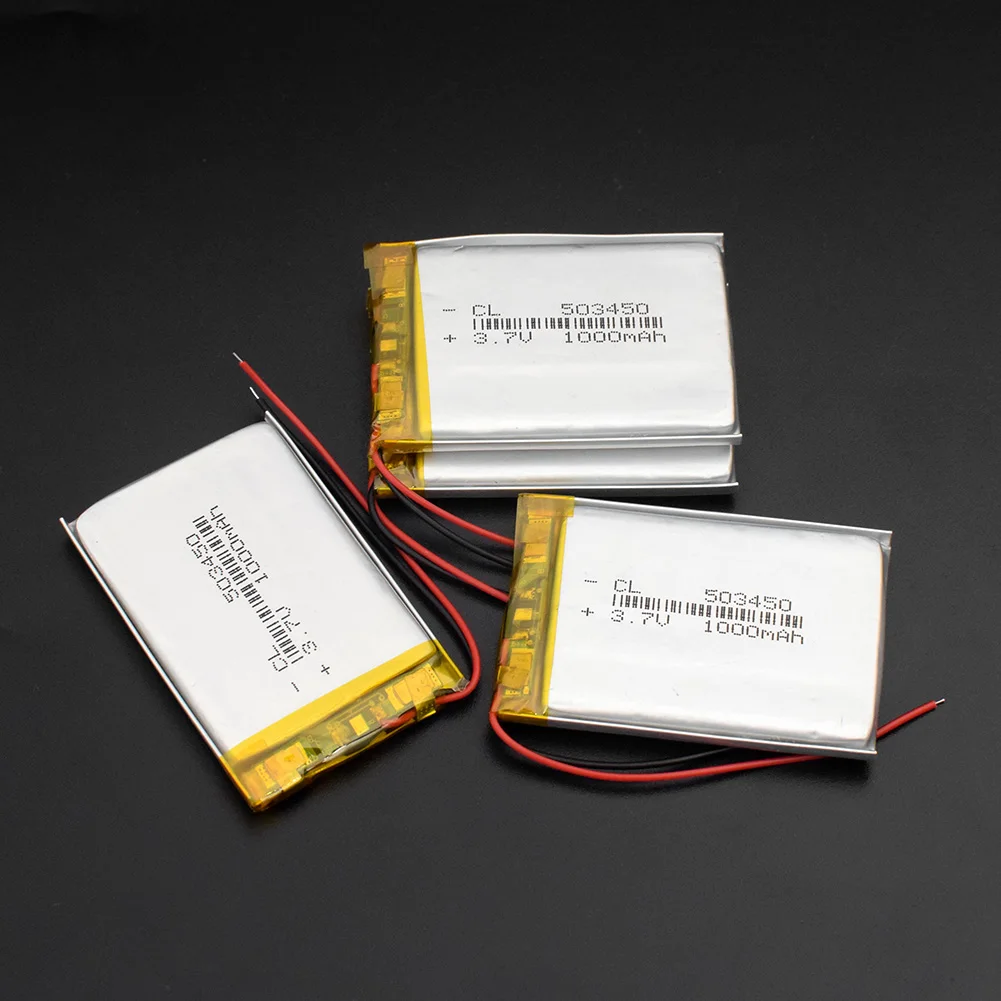 2PCS 1100 mAh 543450 3.7V Polymer Lithium Rechargeable Battery Li-ion Battery 503450 523450 for Smart Phone DVD MP3 MP4 Led Lamp
2PCS 1100 mAh 543450 3.7V Polymer Lithium Rechargeable Battery Li-ion Battery 503450 523450 for Smart Phone DVD MP3 MP4 Led Lamp